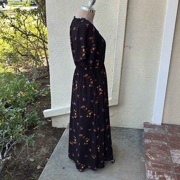 Madewell Georgette V neck beautiful floral midi dress from Bloomingdale’s. - Picture 6 of 13